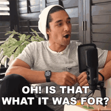 Oh Is That What It Was For Wil Dasovich GIF - Oh Is That What It Was For Wil Dasovich Wil Dasovich Superhuman GIFs