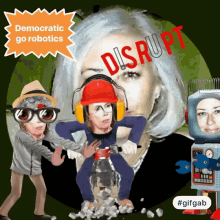 Democratic Go Robotics GIF - Democratic Go Robotics Going Crazy GIFs