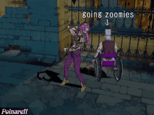 Jojo Ps2 Formaggio Little Feet - Discover & Share GIFs