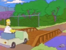 Homer Simpson GIF - Homer Simpson Burning Bridges GIFs