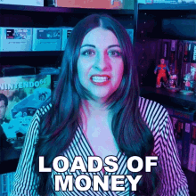 Loads Of Money Lady Decade GIF - Loads Of Money Lady Decade Loads Of Cash GIFs