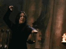 Snape Harry Potter GIF - Snape Harry Potter Wand GIFs
