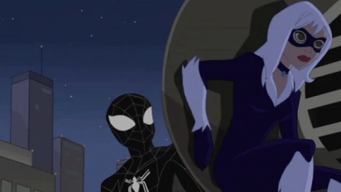 Spider Man Black Spider Man GIF - Spider Man Black Spider Man Black Cat -  Discover & Share GIFs