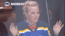 Midwest Blues Lets Go Glass GIF - Nhl Fox Sports Midwest GIFs