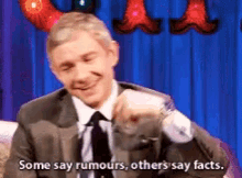 Rumours Facts GIF - Rumours Facts Martin Freeman GIFs