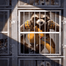 rocket raccoon guardians of the galaxy jailed imprisoned