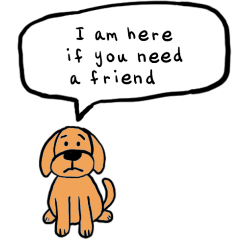 Iamhereifyouneedafriend Mansbestfriend Sticker - Iamhereifyouneedafriend Mansbestfriend Therapydog Stickers