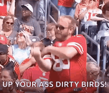49ers fuck you fu niners up your ass dirty birds