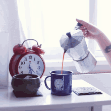 Coffee Clock GIF - Coffee Clock Morning GIFs