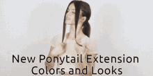 Ponytail Ponytail Hair GIF - Ponytail Ponytail Hair Ponytail Extensions GIFs