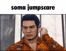 Soma Lost Judgment GIF - Soma Lost Judgment Jumpscare GIFs