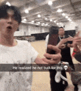 Txt Reactions Yeonjun Reactions GIF - Txt Reactions Yeonjun Reactions Yeonjun He Realized He Not Built For This GIFs