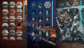 a screenshot of a video game showing different objects