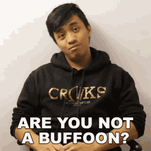 Are You Not A Buffoon Josh Valdez GIF - Are You Not A Buffoon Josh Valdez The Six GIFs