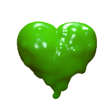 Green Heart Heart Beat Sticker - Green Heart Heart Beat Yuck Stickers