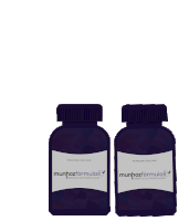 two bottles of munhoz formulas sit next to each other on a white background