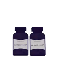 two bottles of munhoz formulas sit next to each other on a white background