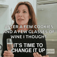 Its Time To Change It Up Luann De Lesseps GIF - Its Time To Change It Up Luann De Lesseps Real Housewives Of New York GIFs