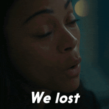 We Lost Joe GIF - We Lost Joe Zoe Saldana GIFs