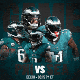 a philadelphia eagles football helmet is shown in a graphic