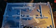 an aerial view of a house with the number 1 on the bottom