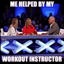 Me Helped By My Workour Instructor Workout GIF - Me Helped By My Workour Instructor Workout My Workout GIFs