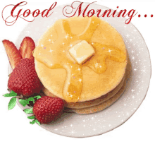 Good Morning Sparkles GIF - Good Morning Sparkles Pancakes GIFs