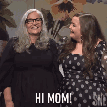 Hi Mom Saturday Night Live GIF