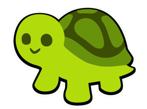 Turtle Blink Sticker - Turtle Blink Super Stickers