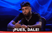 Pues Dale Nicky Jam GIF - Pues Dale Nicky Jam The Rockstar Show GIFs