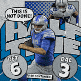 Dallas Cowboys (3) Vs. Detroit Lions (6) Half-time Break GIF - Nfl National Football League Football League GIFs
