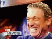 maury laughing laugh hysterical lol