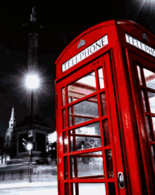 Red Phone Box Telephone GIF - Red Phone Box Telephone London England GIFs