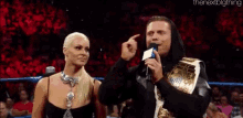The Miz Not Falling For Your Tricks GIF - The Miz Not Falling For Your Tricks Maryse GIFs