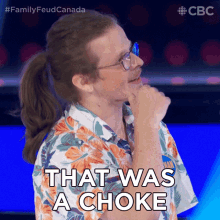 That Was A Choke Johnathan GIF - That Was A Choke Johnathan Family Feud Canada GIFs