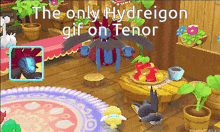 the only hydroeign gif on tenor is shown in this pixel art