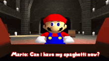 Smg4 Mario GIF - Smg4 Mario Can I Have My Spaghetti Now GIFs
