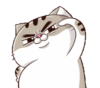 Ami Fat Cat Salute Sticker - Ami Fat Cat Salute Respect Stickers