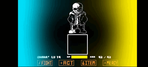 Undertale Sans fight hard mode