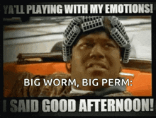 Good After Noon Emotions GIF - Good After Noon Emotions Curlers GIFs