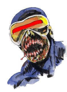 Zombie Cyclops Xmen Sticker - Zombie Cyclops Xmen Djrobe Stickers