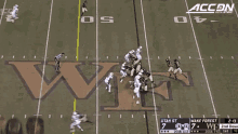 a football game between utah st and wake forest