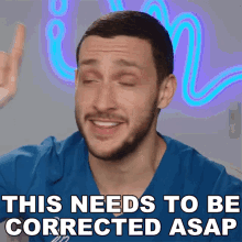 This Needs To Be Corrected Asap Mikhail Varshavski GIF - This Needs To Be Corrected Asap Mikhail Varshavski Doctor Mike GIFs