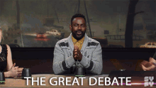 The Great Debate Baron Vaughn GIF - The Great Debate Baron Vaughn Clapping GIFs