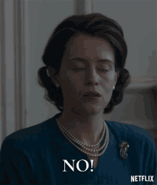 No Claire Foy GIF - No Claire Foy Queen Elizabeth Ii GIFs