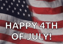 Happy4th Of July American Flag GIF