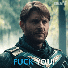 Fuck You Soldier Boy GIF - Fuck You Soldier Boy Jensen Ackles GIFs