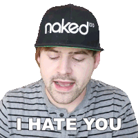 I Hate You Jared Dines Sticker - I Hate You Jared Dines I Don'T Like You Stickers