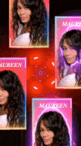the name maureen that is on a woman 's face