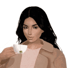 Kim Kardashian GIF - Kim Kardashian Tea GIFs